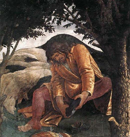 BOTTICELLI, Sandro Scenes from the Life of Moses France oil painting art